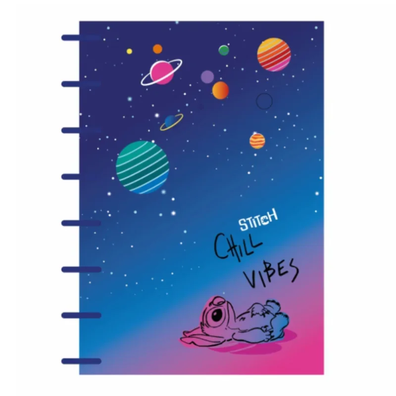 Spirálfüzet A5 100lapos Disney Black Stitch Chill Vibes