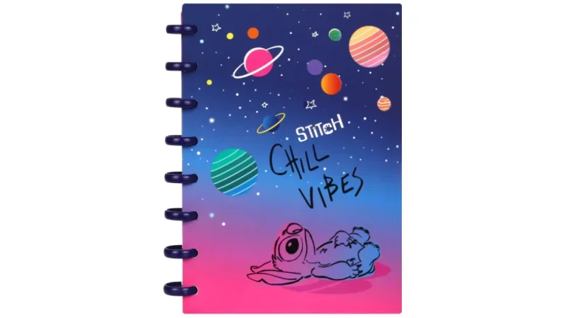 Spirálfüzet A5 100lapos Disney Black Stitch Chill Vibes