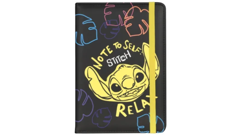 Gumis notesz A5 80lapos Disney Black Stitch Relax