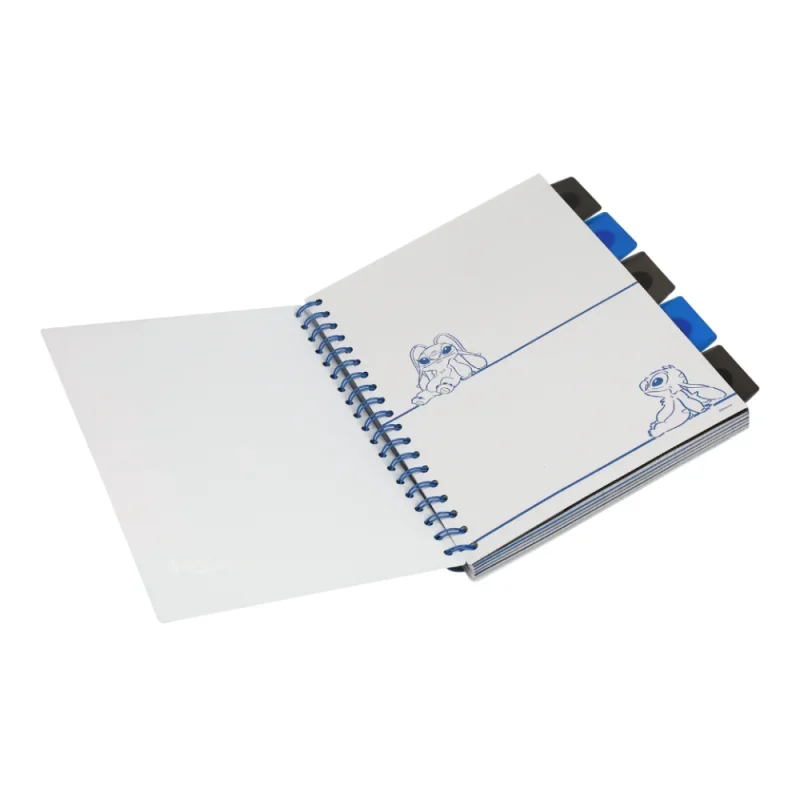 Spirál notesz B5 100lapos Disney Black Stitch Chill Vibes
