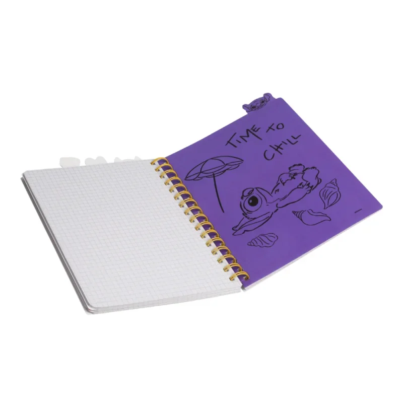 Spirál notesz A5 100lapos Disney Black Stitch