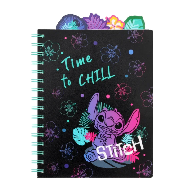 Spirál notesz A5 100lapos Disney Black Stitch Time to Chill