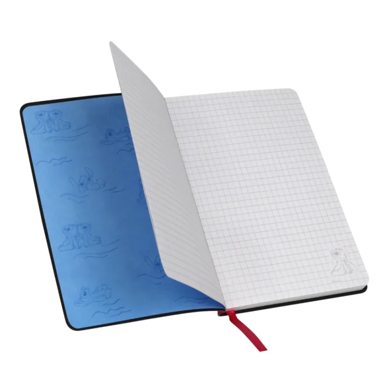 Notesz B6 80lapos Disney Black Stitch Piros