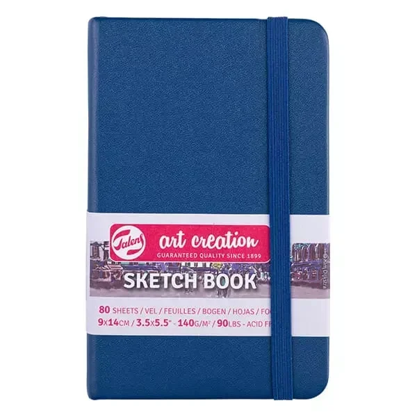 Art-Export Rajz- és vázlatfüzet, TAL, Art Creation, 140 g, 80 lap, 9x14 cm, navy blue