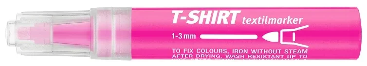 ICO T-SHIRT Textilmarker Rózsaszín D25