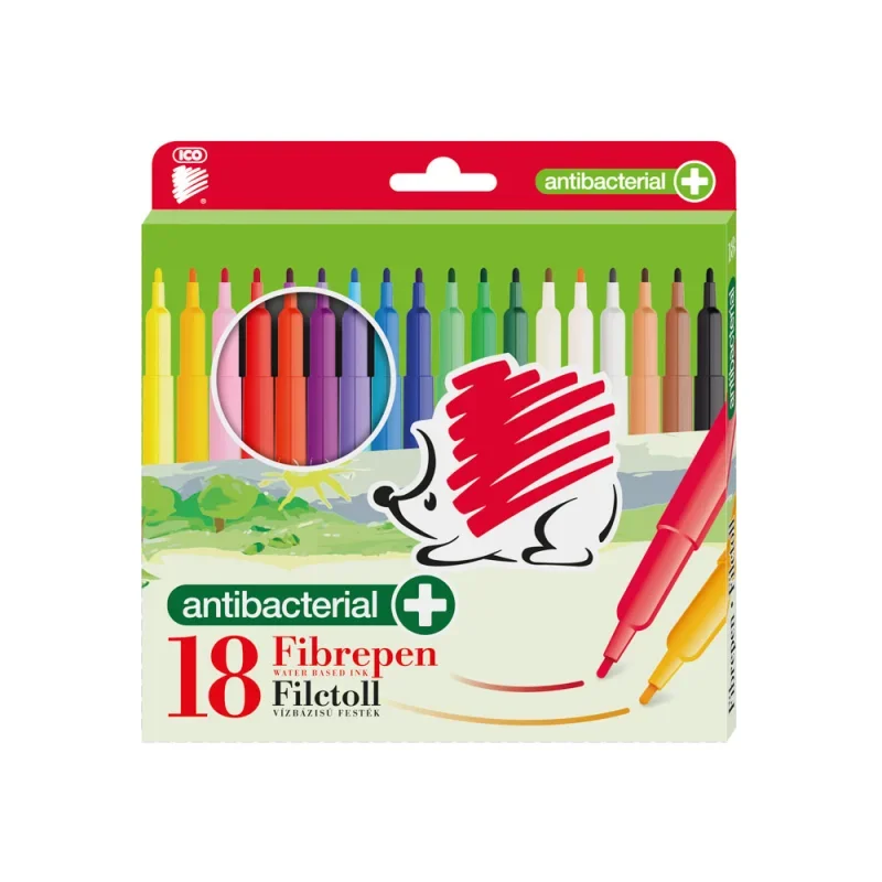 Süni ico 300 antibakteriális rostirón 18 klf. szín d18