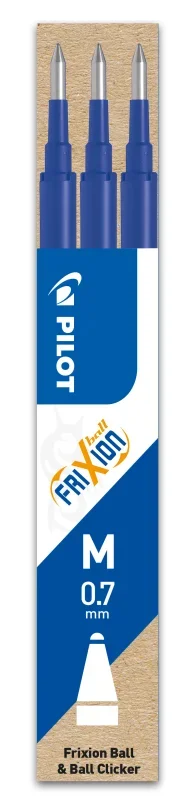 Pilot Frixion Ball 0.7 törölhető rollertoll betét 3db, kék