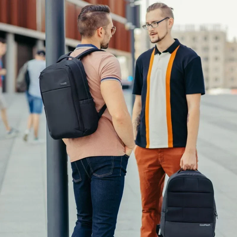 CoolPack Business Hátizsák BORDER Fekete TPR