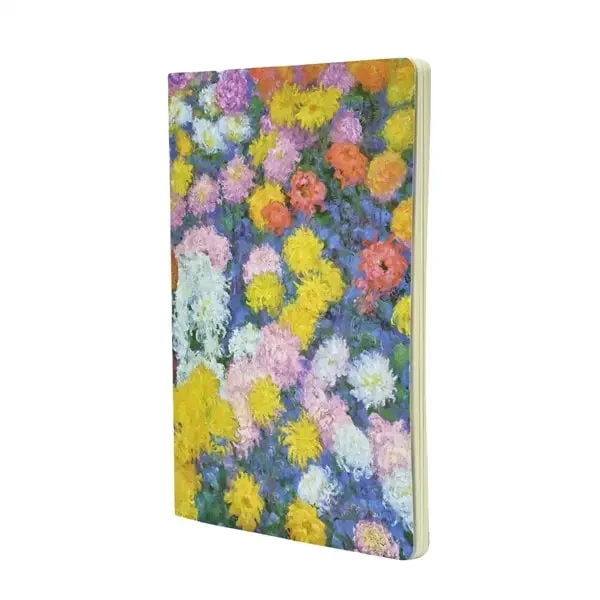 Paperblanks füzet, varott, A4, sima, Monets Chrysanthemums