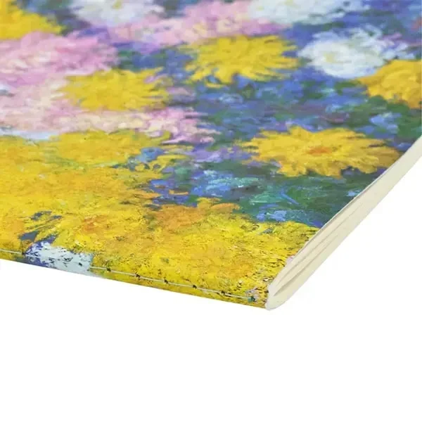 Paperblanks füzet, varott, A4, sima, Monets Chrysanthemums