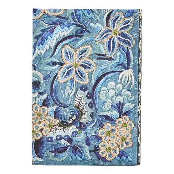 Paperblanks határidőnapló 18 hó (2025.júl-2026.dec.heti) Mini, horizontal, Blue Willow