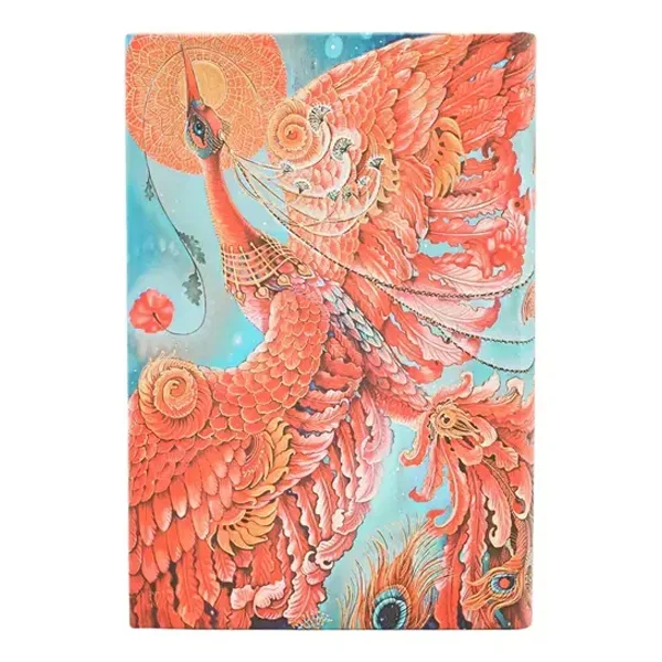 Paperblanks határidőnapló 18 hó (2025.júl-2026.dec.heti) Mini, horizontal, Firebird