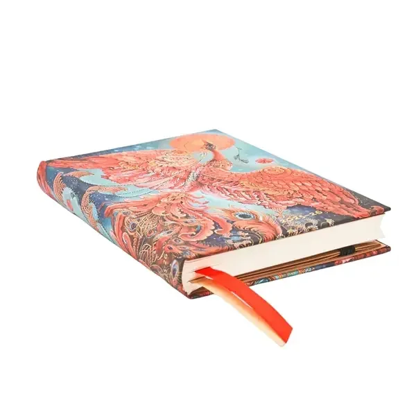 Paperblanks határidőnapló 18 hó (2025.júl-2026.dec.heti) Mini, horizontal, Firebird