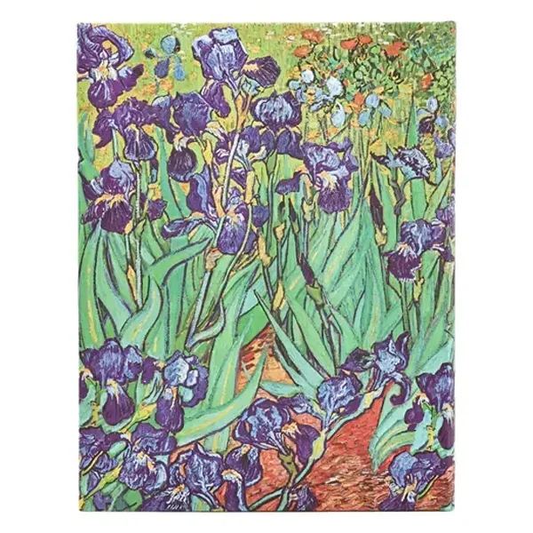 Paperblanks határidőnapló 18 hó (2025.júl-2026.dec.heti) Ultra, vertical, Van Goghs Irises