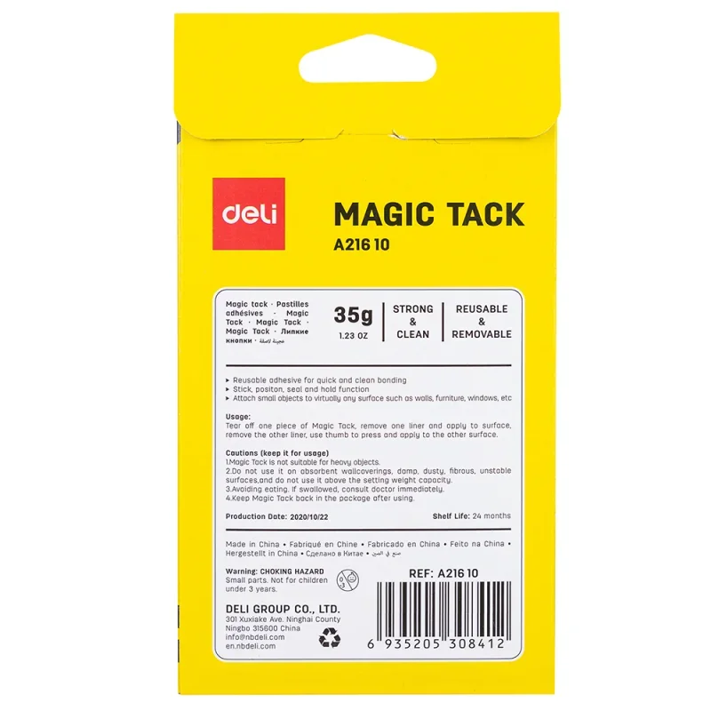 DELI StickUp Gyurmaragasztó 35 g/75 kocka
