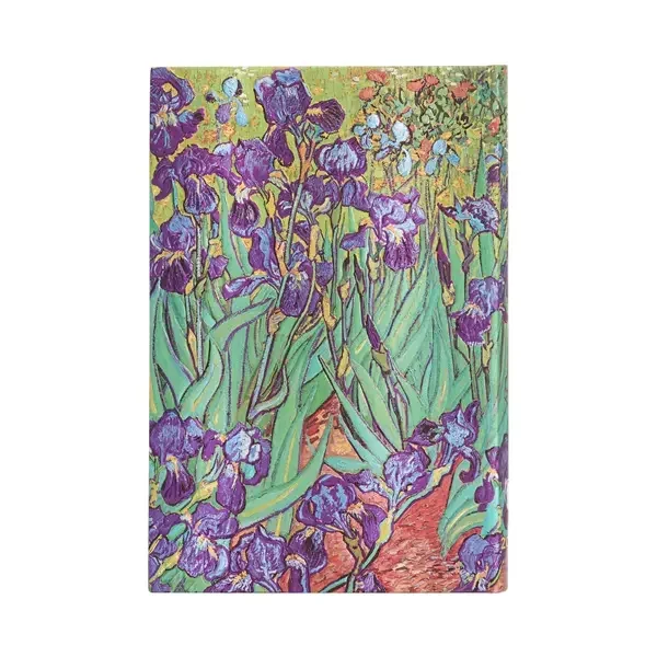 Paperblanks határidőnapló 2025, Van Goghs Irises, Mini, Horizontal