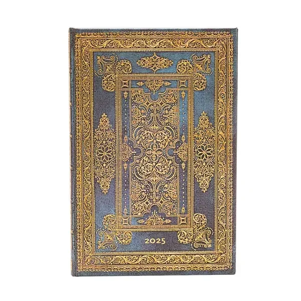 Paperblanks határidőnapló 2025, Blue Luxe, Mini, Verso