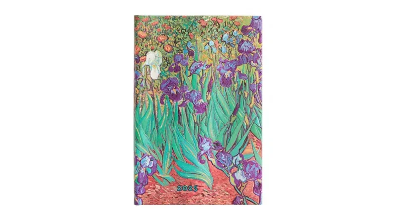 Paperblanks határidőnapló 2025, Van Goghs Irises, Mini, Verso