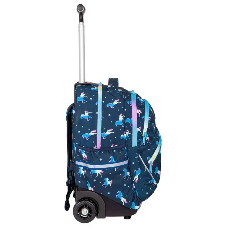 CoolPack Hátizsák gurulós STARR Blue unicorn