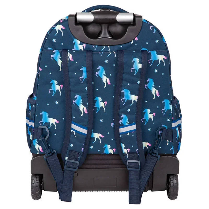 CoolPack Hátizsák gurulós STARR Blue unicorn