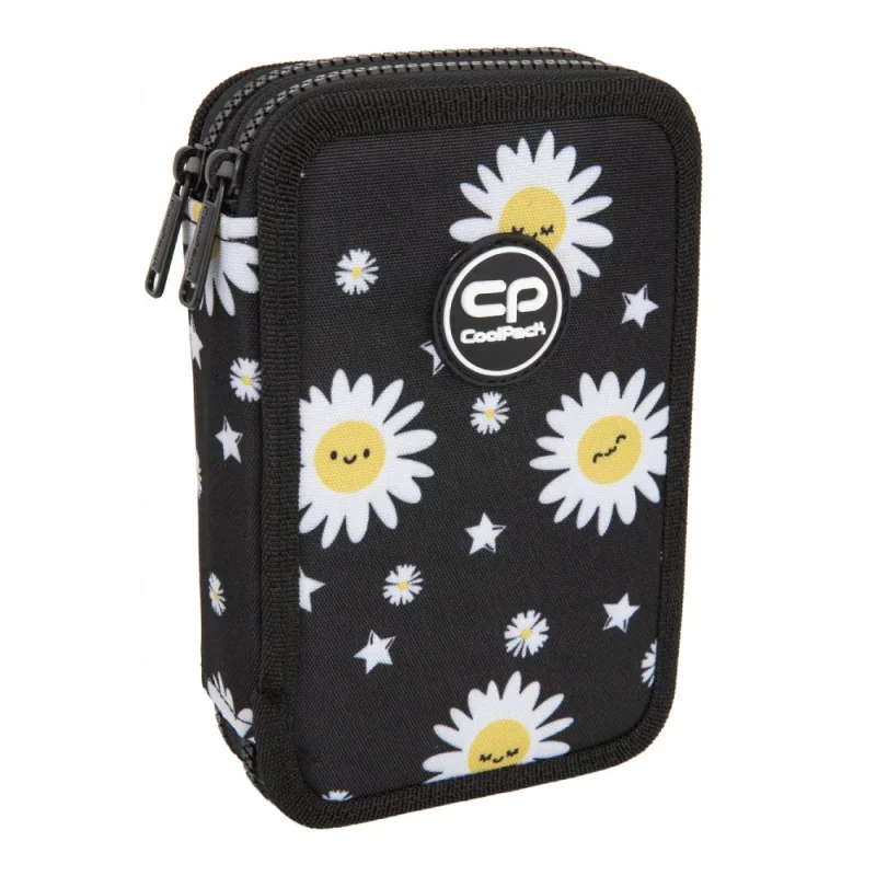 CoolPack DAISY BLACK Kétemeletes töltött tolltartó Jumper 2