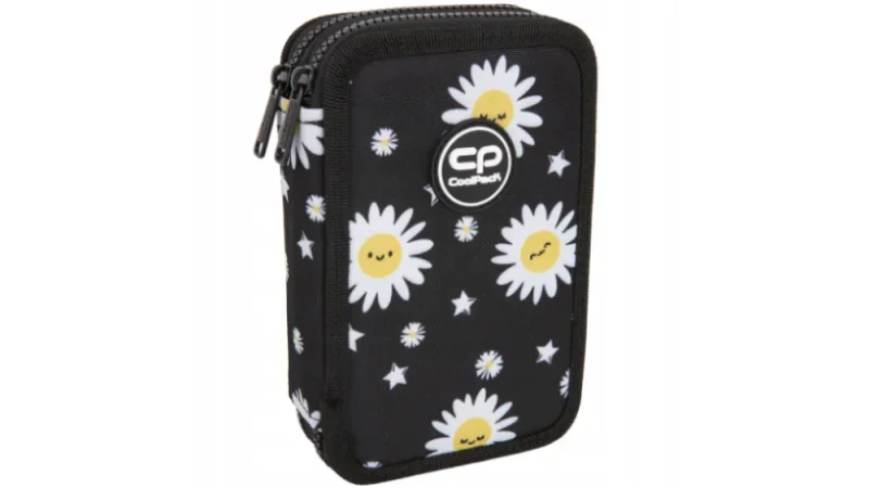 CoolPack DAISY BLACK Kétemeletes töltött tolltartó Jumper 2