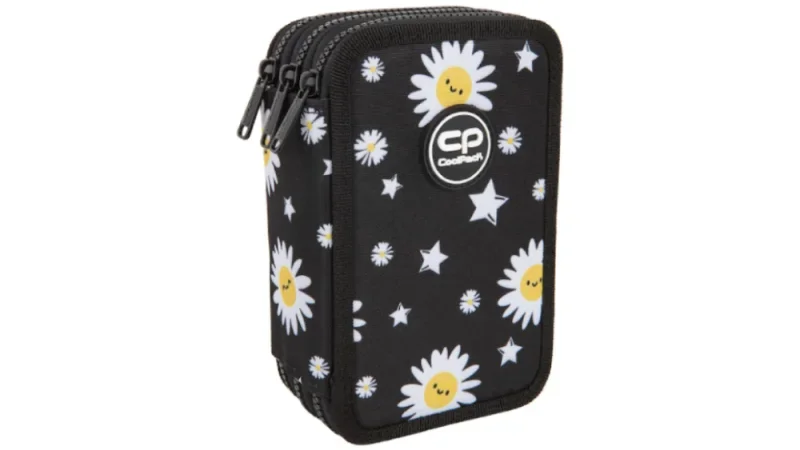 CoolPack DAISY BLACK Háromemeletes töltött tolltartó Jumper 3