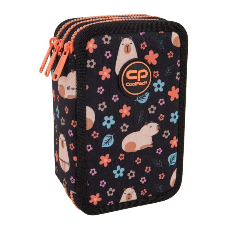 CoolPack Háromemeletes töltött tolltartó Jumper 3 Capybara