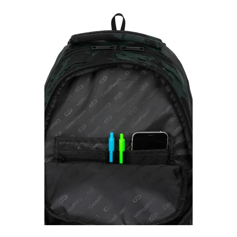 CoolPack Hátizsák Pick Kick Technik Green