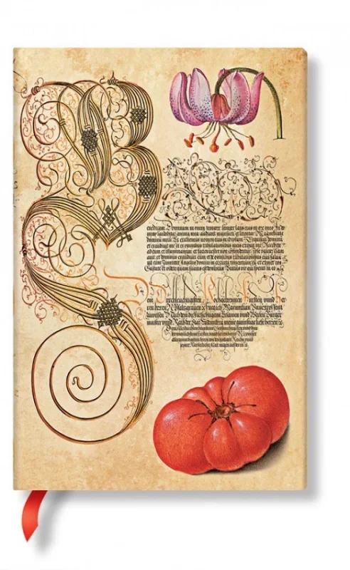 Paperblanks butikkönyv, Mini, vonalas Softcover Flexis, Mira Botanica