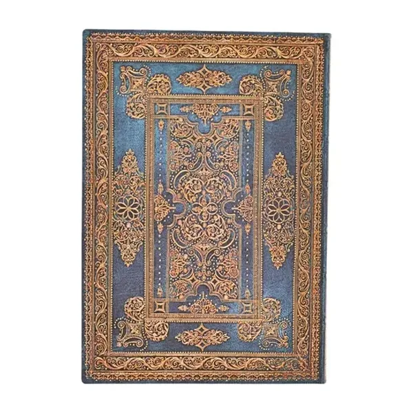 Paperblanks határidőnapló 18 hó (2025.júl-2026.dec.heti) Midi, horizontal, Flexis, Blue Luxe
