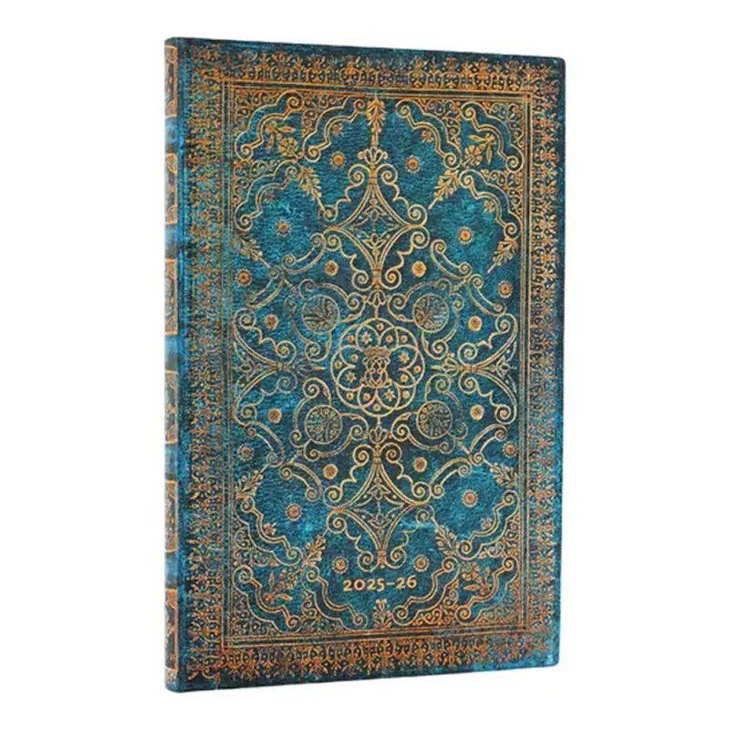 Paperblanks határidőnapló 18 hó (2025.júl-2026.dec.heti) Maxi, vertical, Flexis, Azure