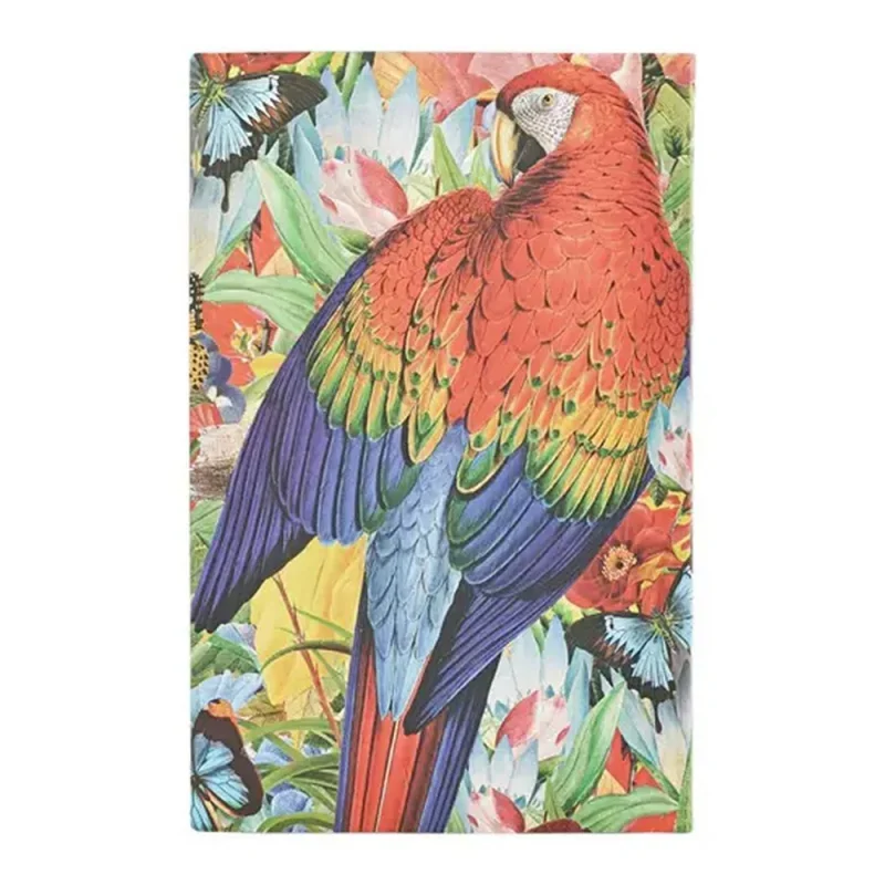 Paperblanks határidőnapló 18 hó (2025.júl-2026.dec.heti) Maxi, vertical, Flexis, Tropical Garden