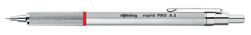 Rotring Rapid PRO Nyomósirón, 0,5 mm, ezüst (web)