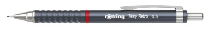 Rotring Tikky Retro Nyomósirón, 0,5 mm, Szürke