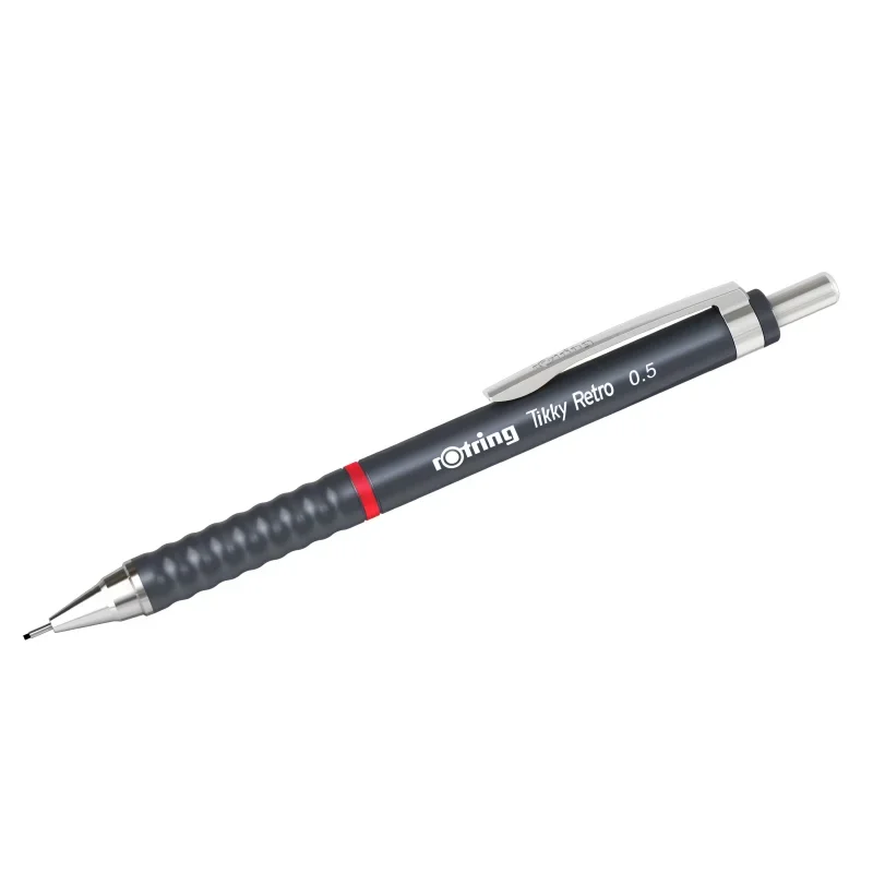 Rotring Tikky Retro Nyomósirón, 0,5 mm, Szürke