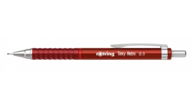 Rotring Tikky Retro Nyomósirón, 0,5 mm, Piros