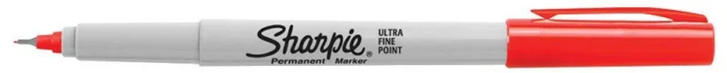 Sharpie Permanent marker, Ultra Fine Piros