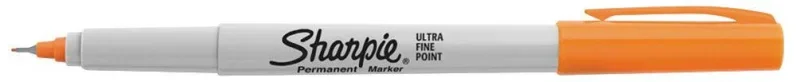 Sharpie Permanent marker, Ultra Fine Narancs