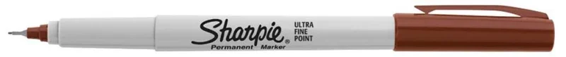Sharpie Permanent marker, Ultra Fine Barna