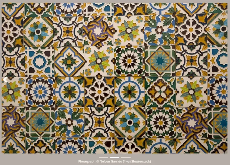 Paperblanks vászontáska, Portuguese Tiles, Porto