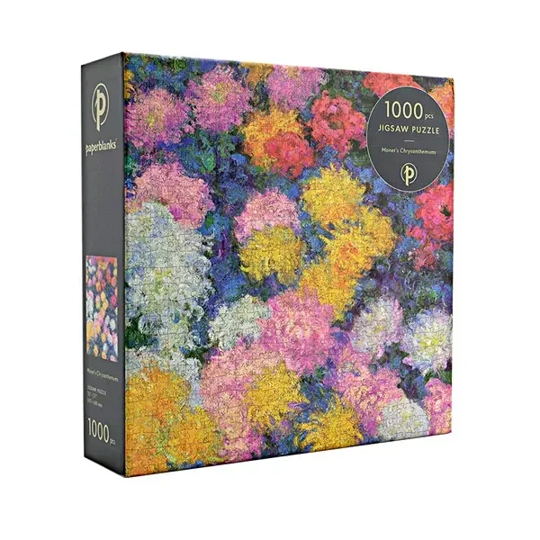 Paperblanks puzzle, 1000db-os, Monets Chrysanthemums