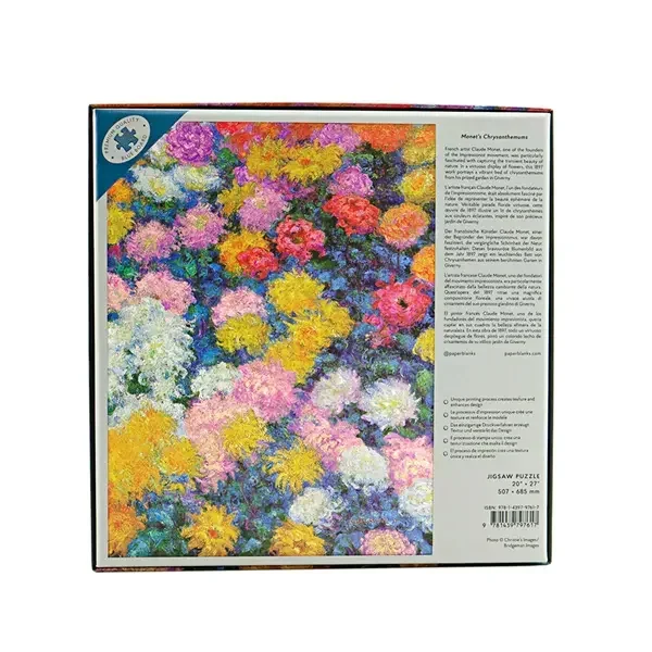 Paperblanks puzzle, 1000db-os, Monets Chrysanthemums