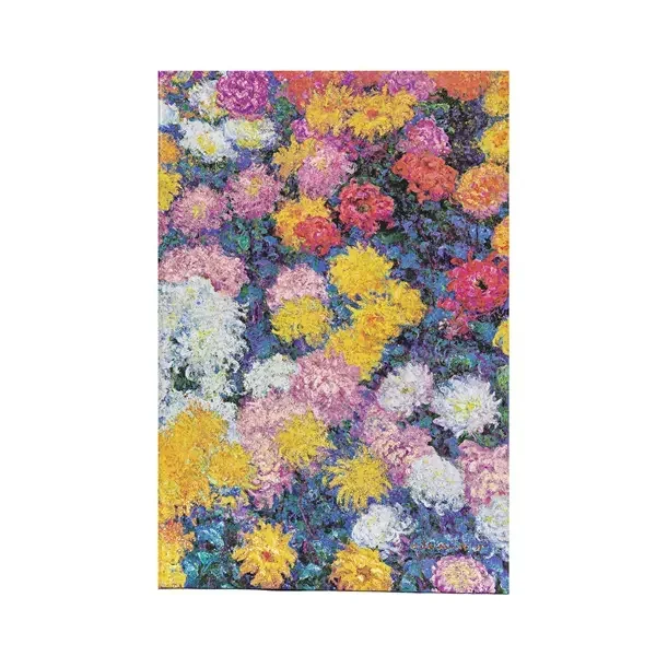 Paperblanks butikkönyv, Mini, vonalas Monets Chrysanthemums