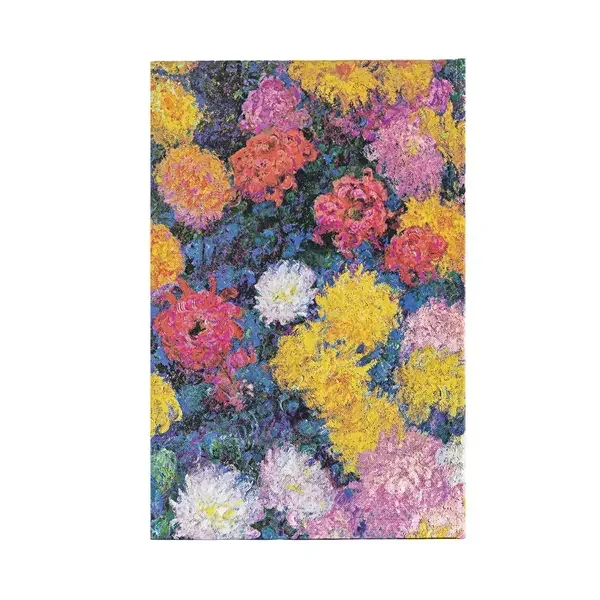 Paperblanks butikkönyv, Mini, vonalas Monets Chrysanthemums