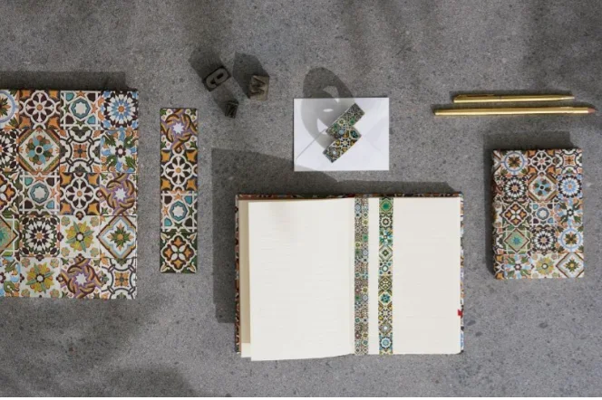 Paperblanks butikkönyv, Midi, pontozott, Portuguese Tiles