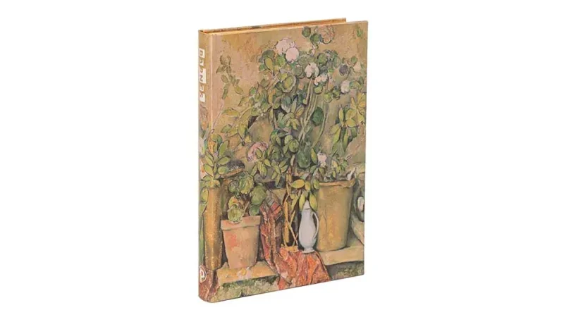 Paperblanks butikkönyv, Cezannes Terracotta Pots and Flowers, Midi, sima
