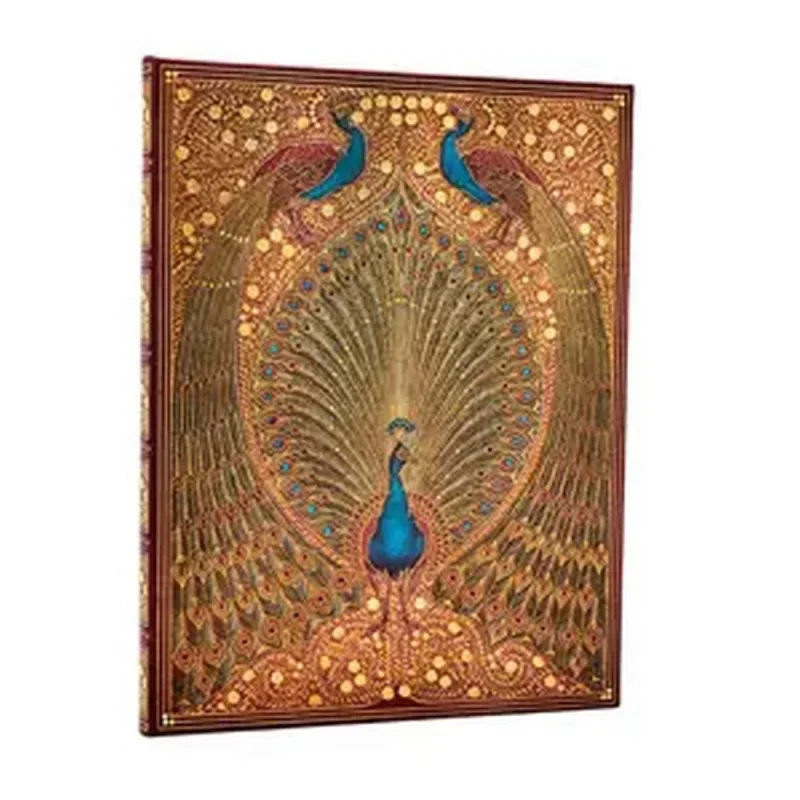 Paperblanks Butikkönyv, ultra, vonalas, Hafizs Peacocks