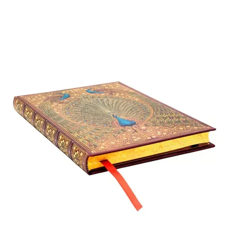 Paperblanks Butikkönyv, midi, vonalas, Hafizs Peacocks
