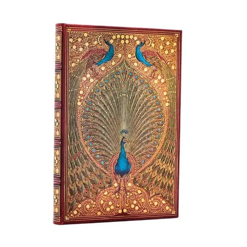 Paperblanks Butikkönyv, mini, vonalas, Hafizs Peacocks